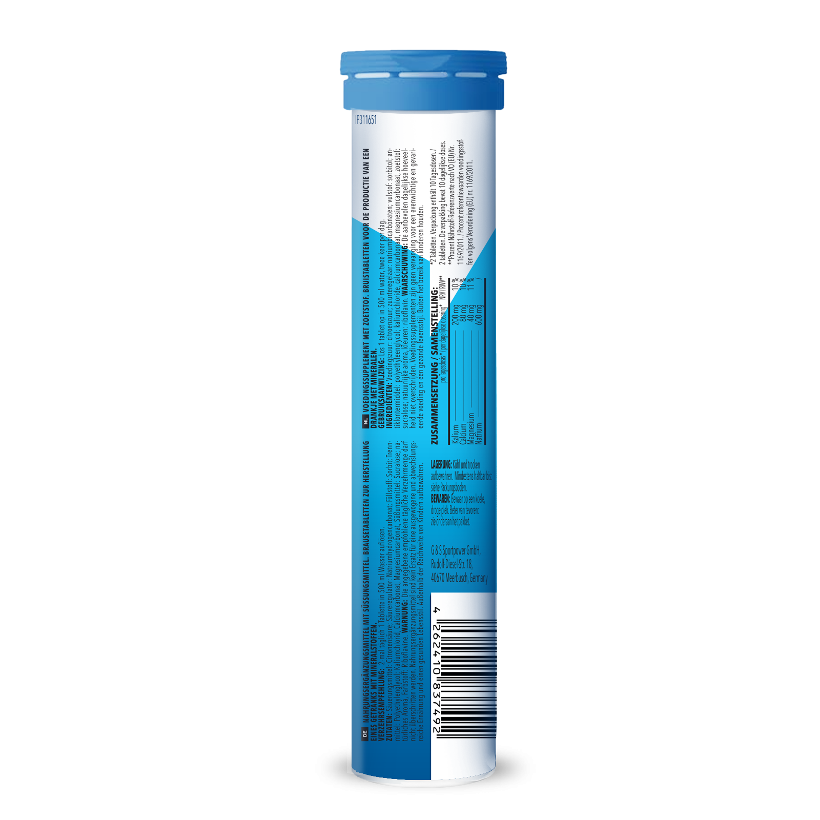 Electrolytes - 6x 20 Brausetabletten - Lemon Flavouring