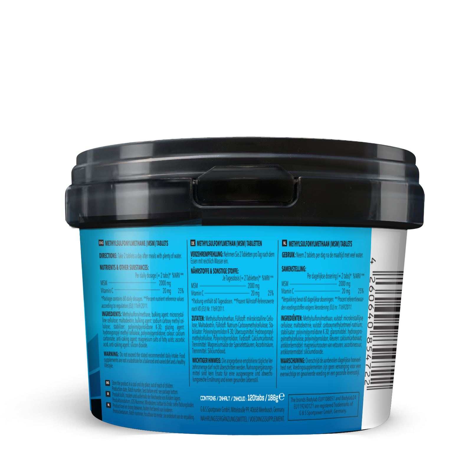 MSM + Vitamin C (120 Tabletten)