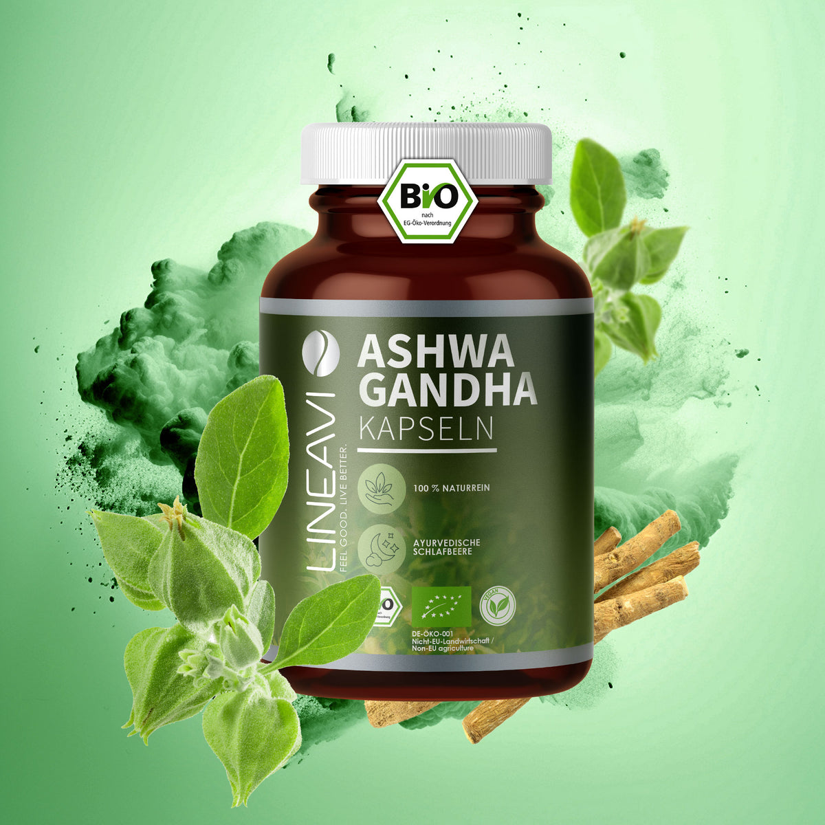 Bio Ashwagandha Kapseln (150 Kapseln) - Default Title