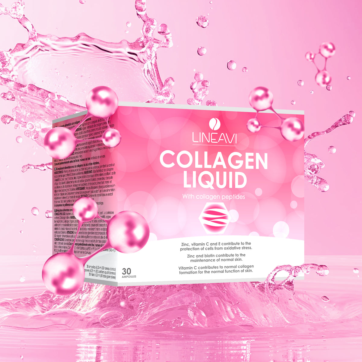 Kollagen Liquid (30x25ml Trinkfläschchen) - Default Title