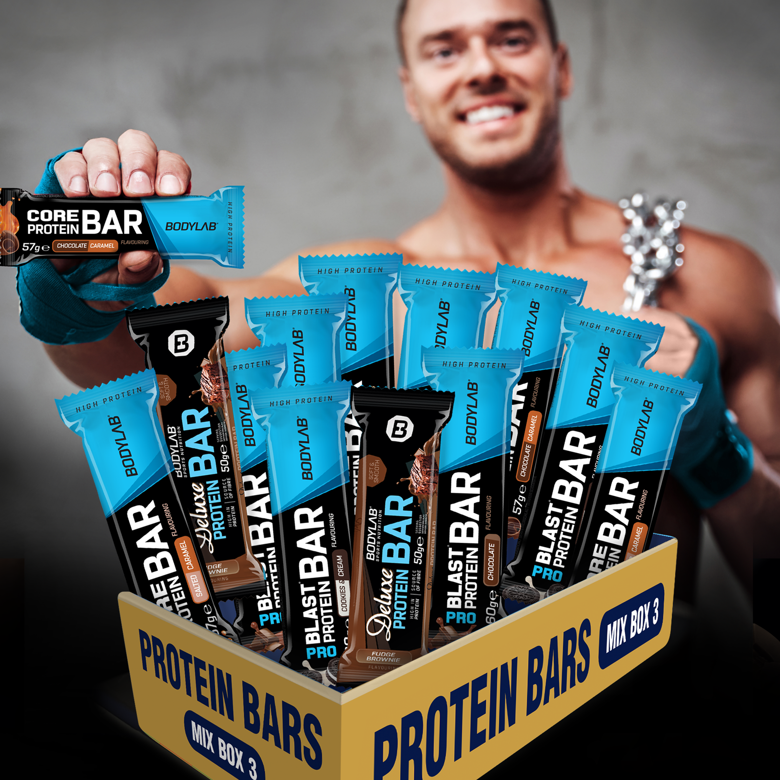 Protein Bar MIX BOX 3 (12x50-60g)