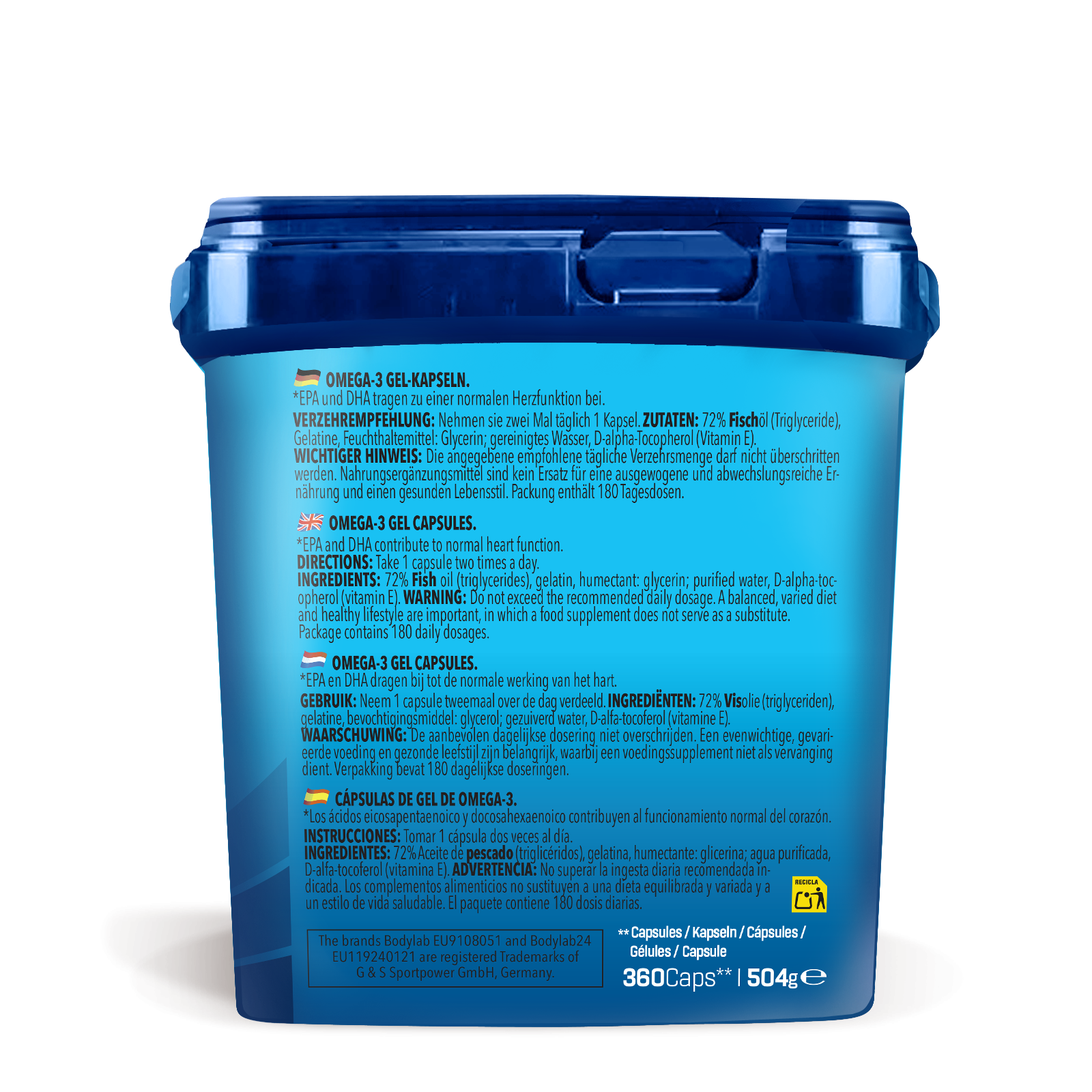 BIG PACK Omega-3 (360 Kapseln)