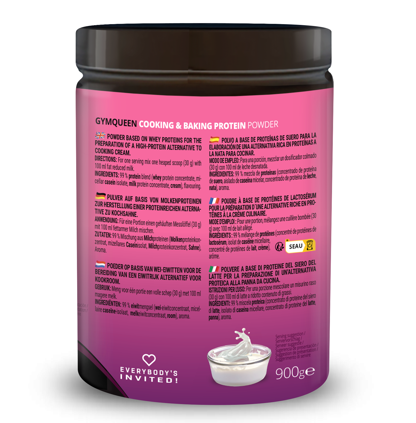 Cooking & Baking Protein Creamy Powder (900g)