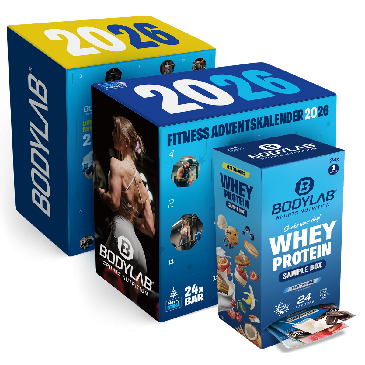 BODYLAB Mix Kalender + Whey Kalender + Riegel Kalender
