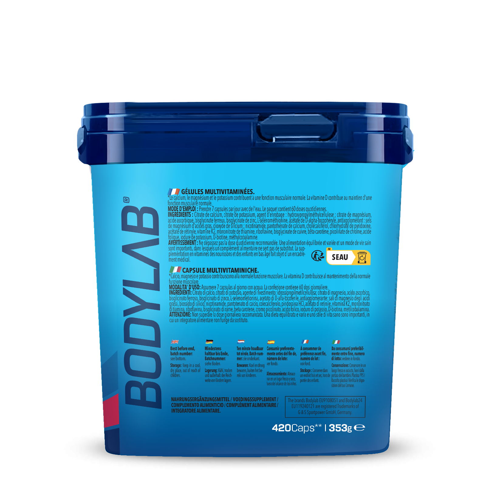 BIG PACK Bodybuilder Stack 2.0 (420 Kapseln)