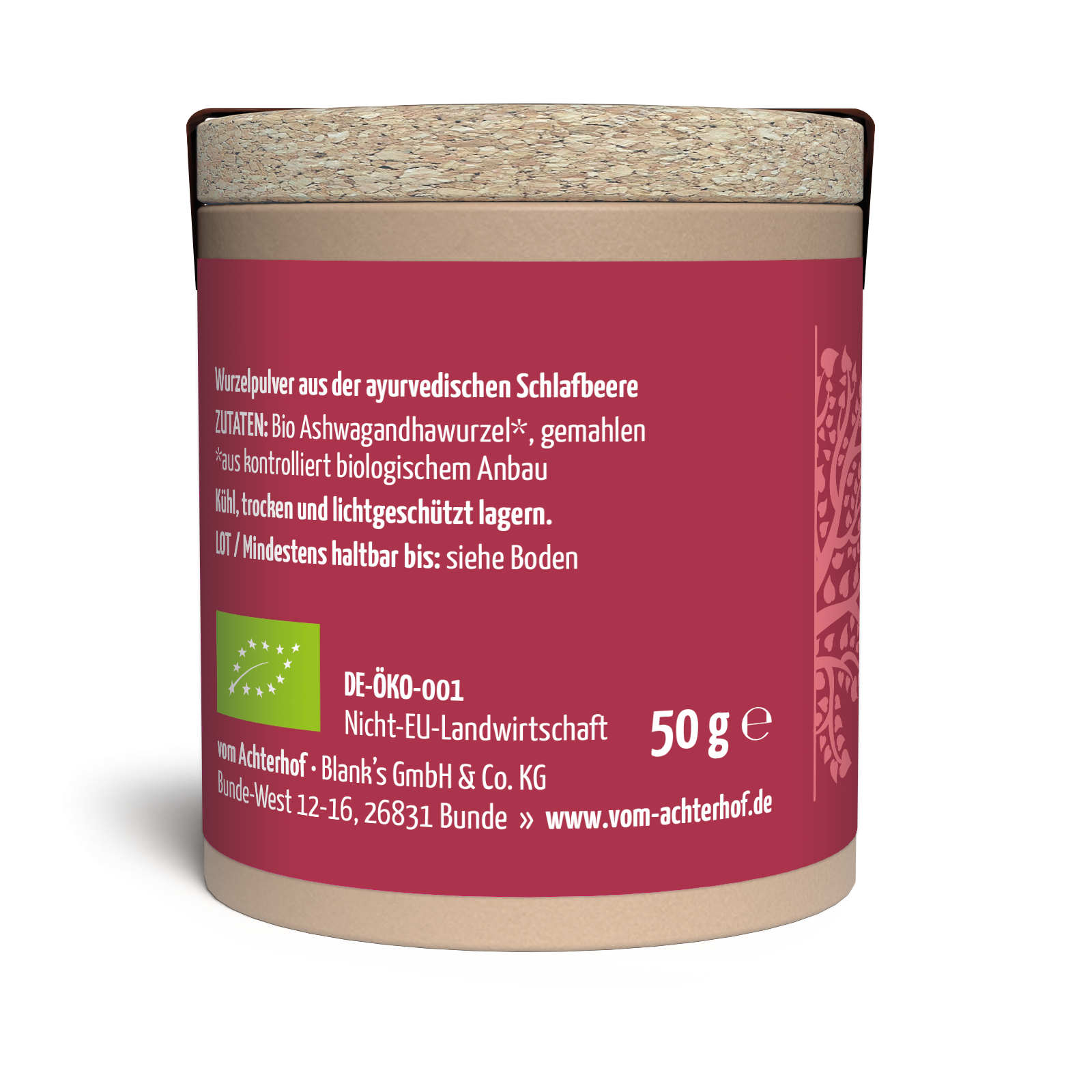 Ashwagandha Pulver Bio (50g)