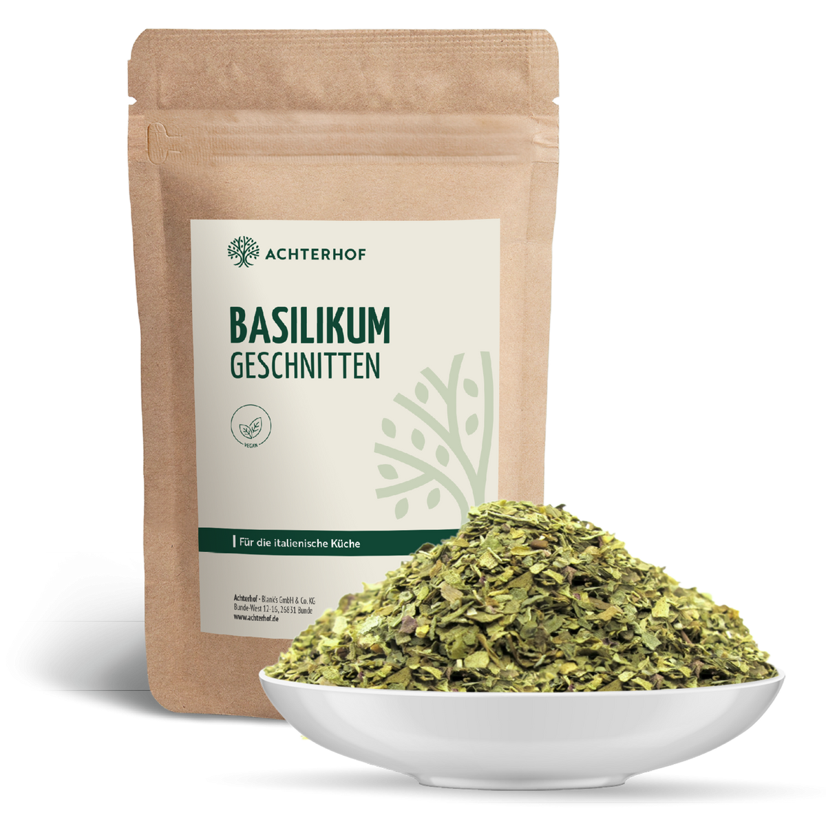 Basilikum geschnitten (500g)
