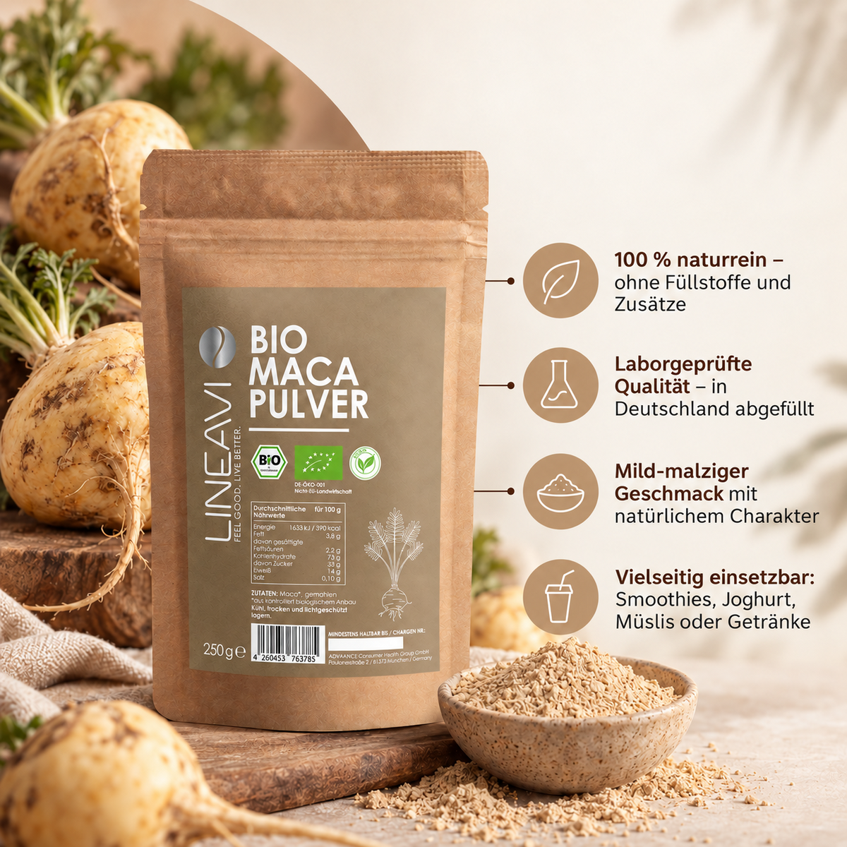 Bio Maca Pulver (250g)