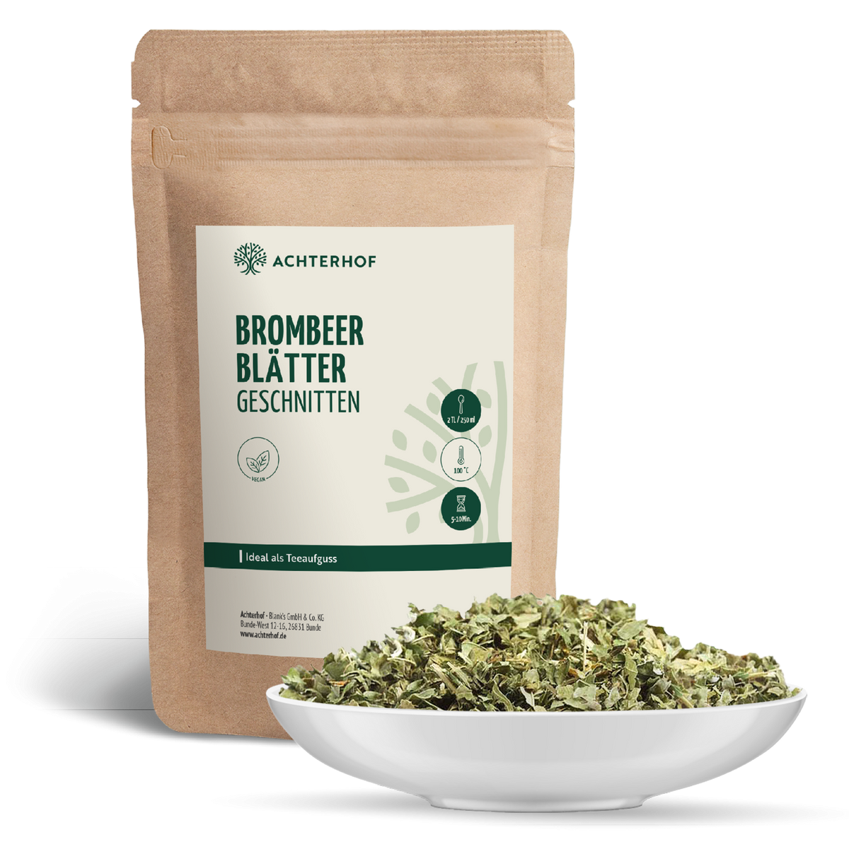 Brombeerblätter geschnitten (100g)
