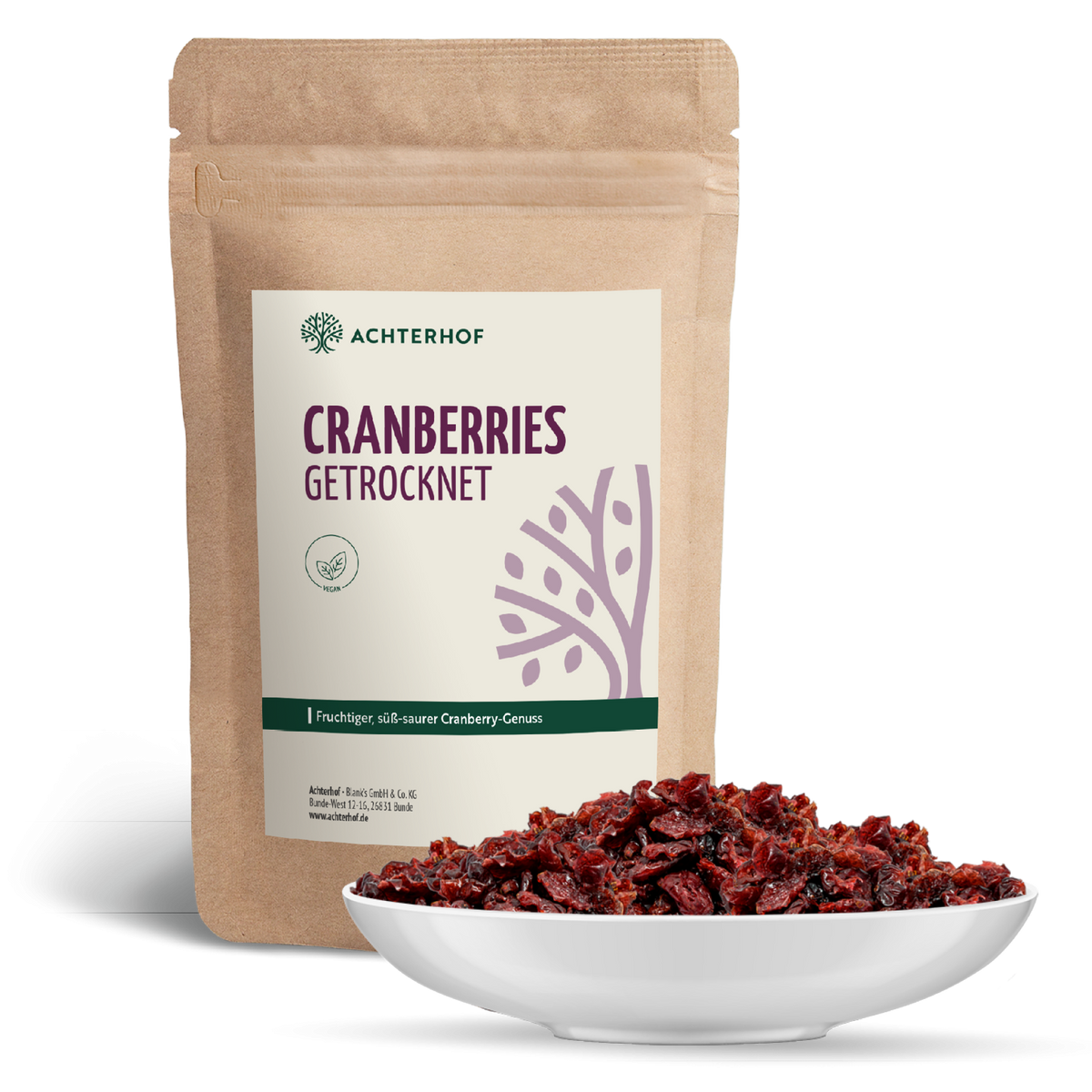 Cranberries getrocknet & gesüßt (250g)