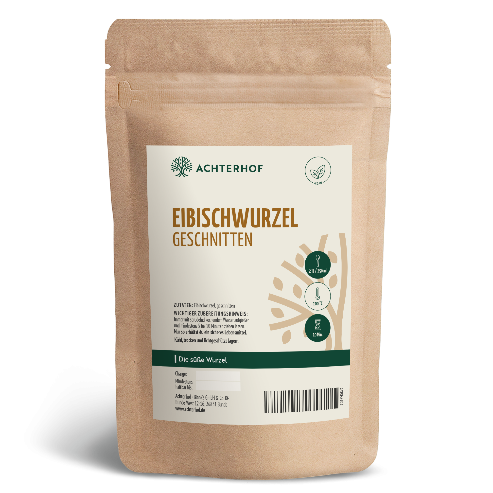 Eibischwurzel geschnitten (250g)