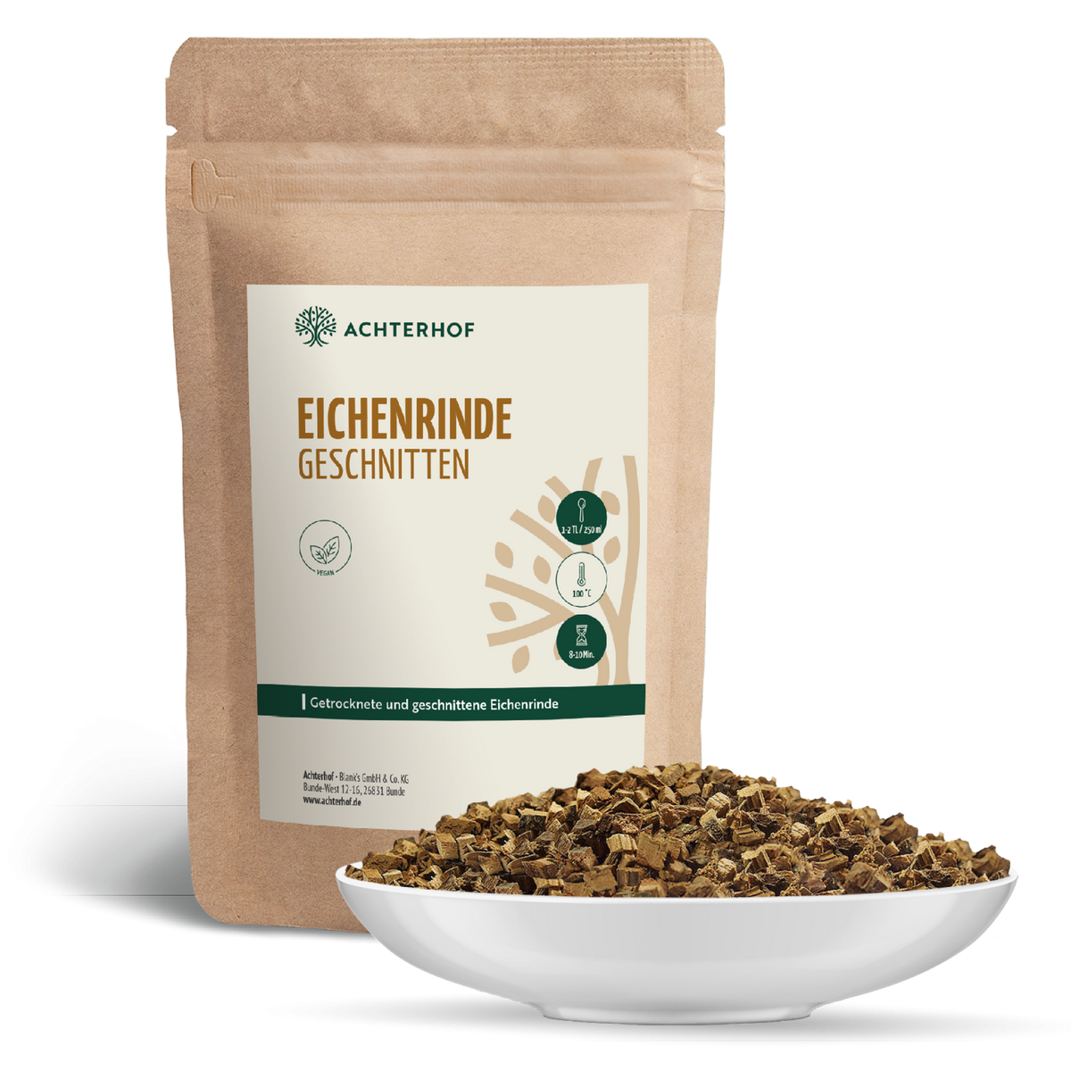 Eichenrinde geschnitten (1000g)
