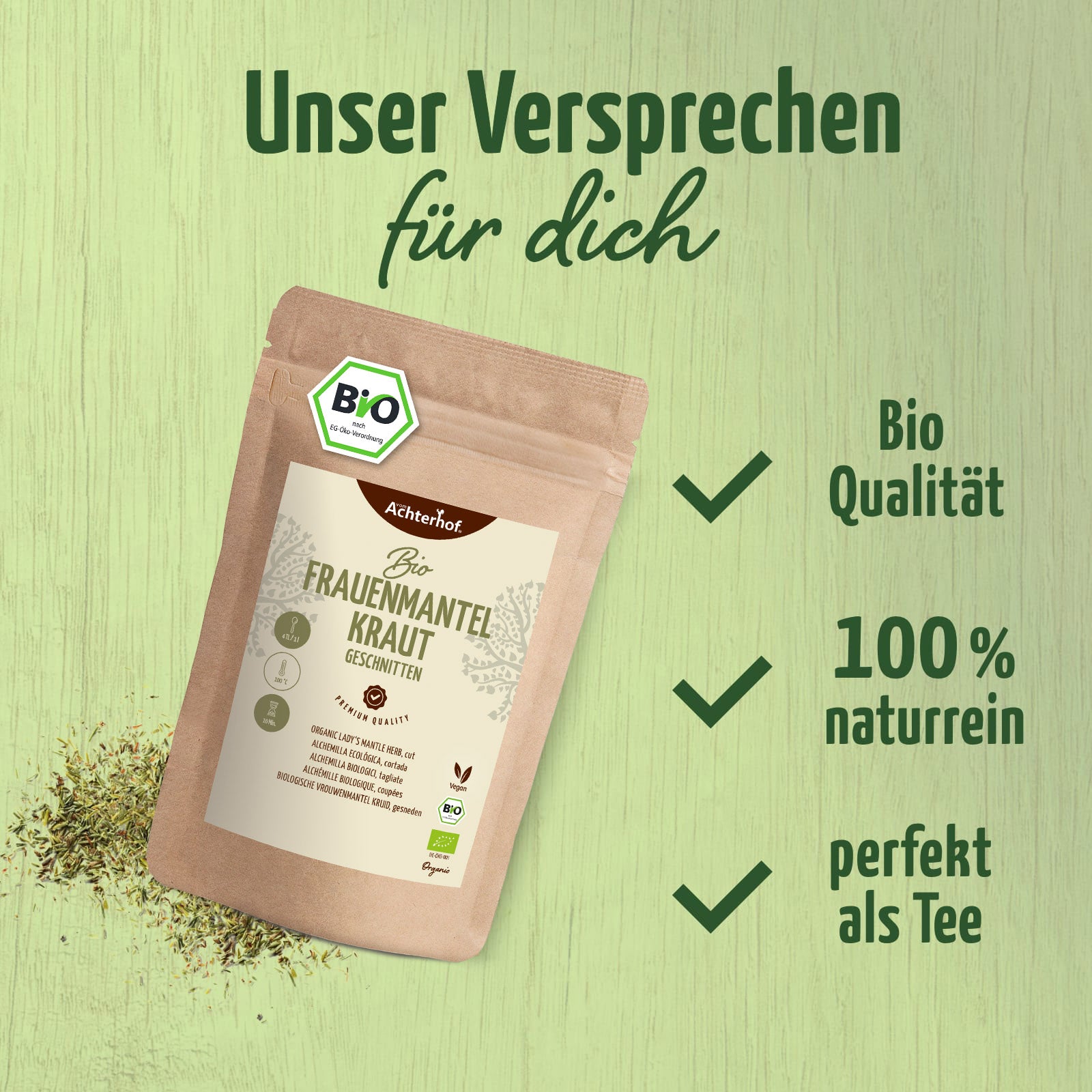 Frauenmantelkraut geschnitten Bio (100g)