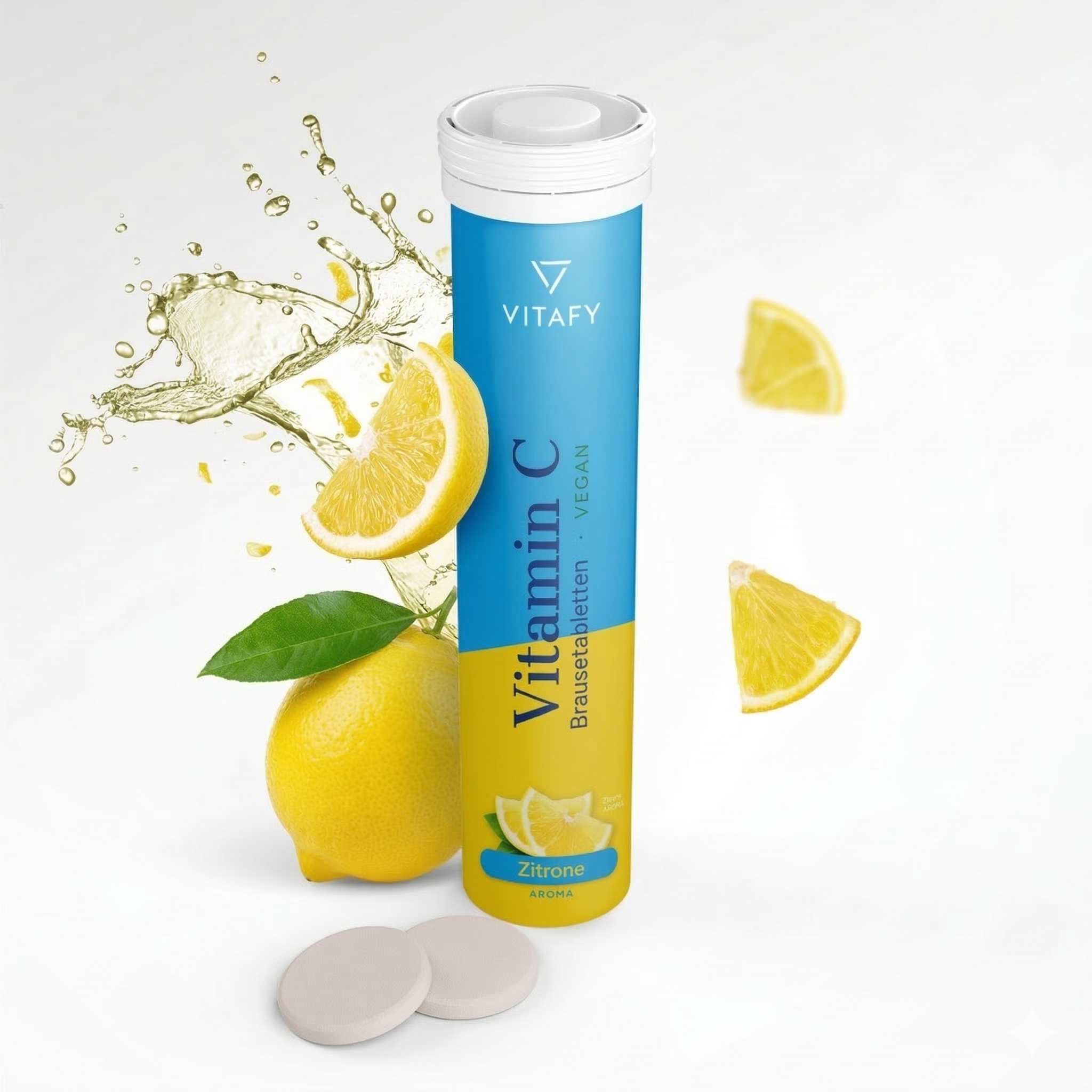 Vitamin C - Zitrone (20 Brausetabletten) - 6er Pack