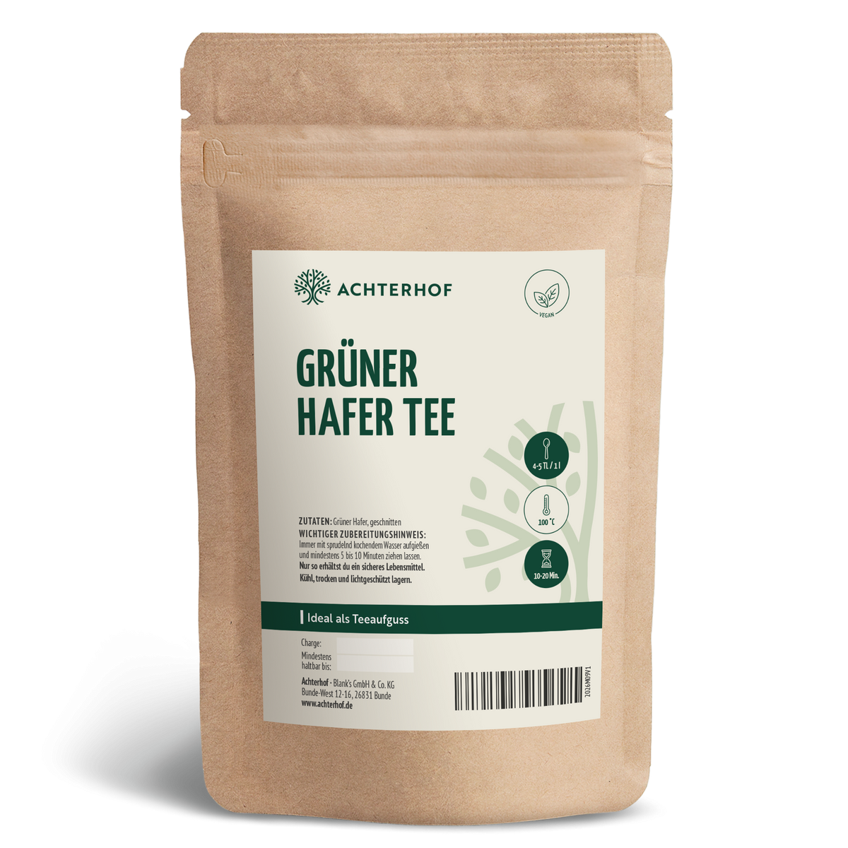 Grüner Hafer Tee (100g)