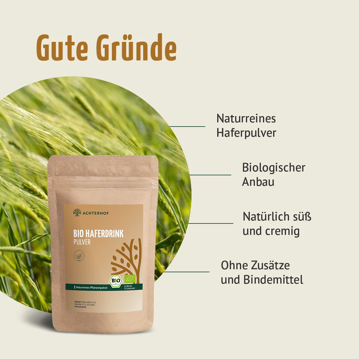 Bio Haferdrink Pulver (250g)