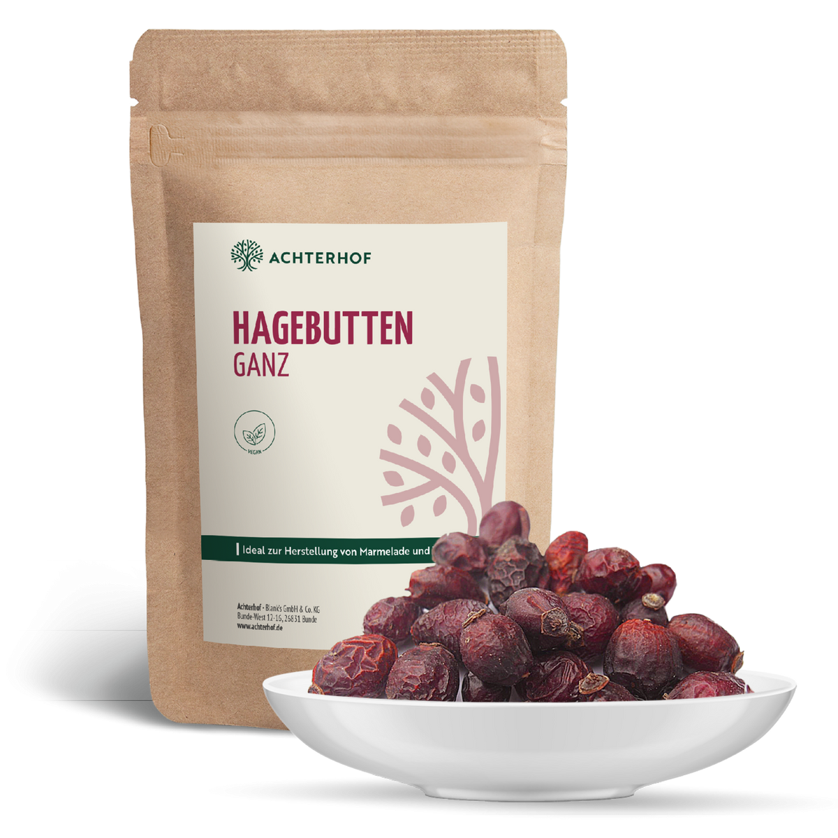 Hagebutten ganz (1000g)