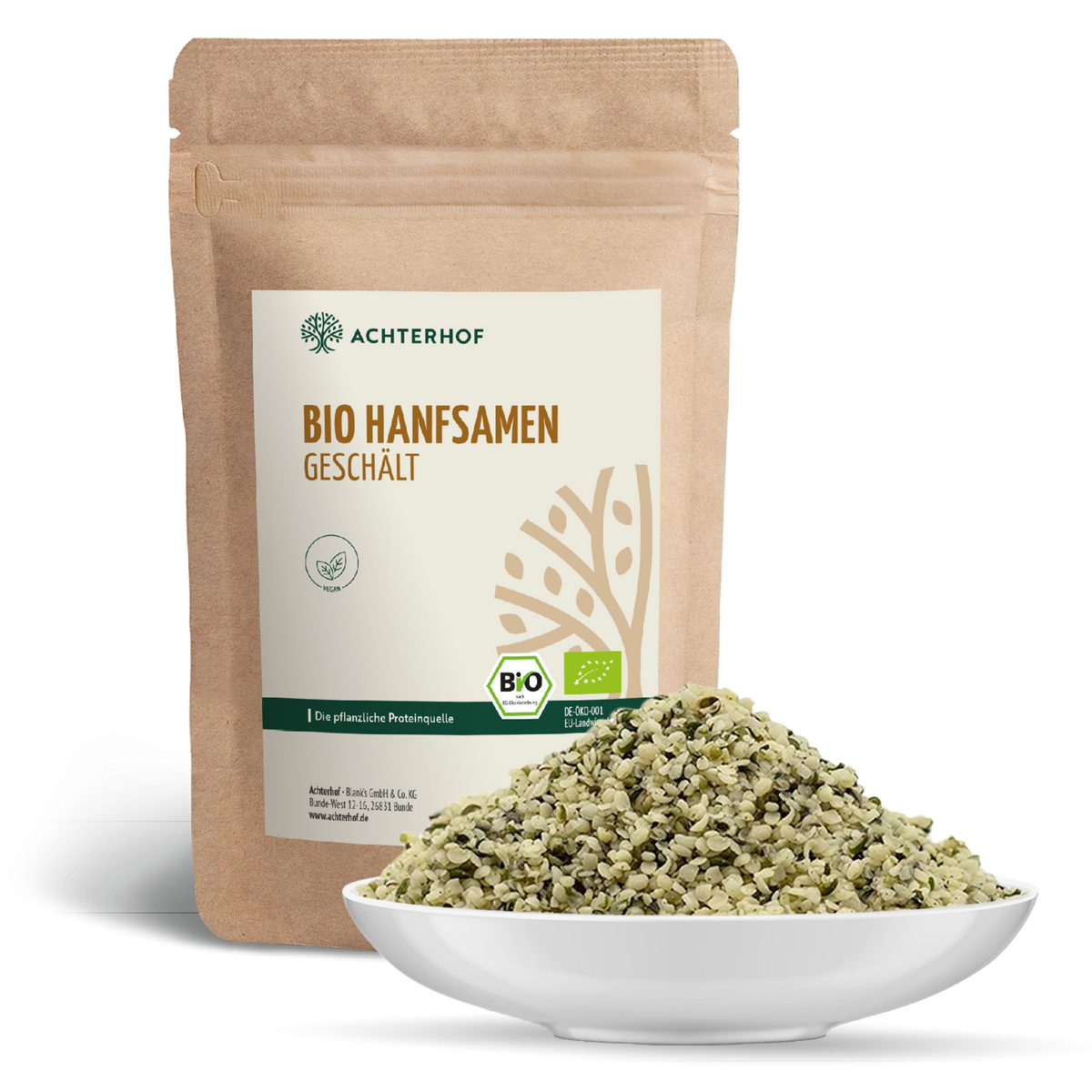 Hanfsamen geschält Bio (500g)