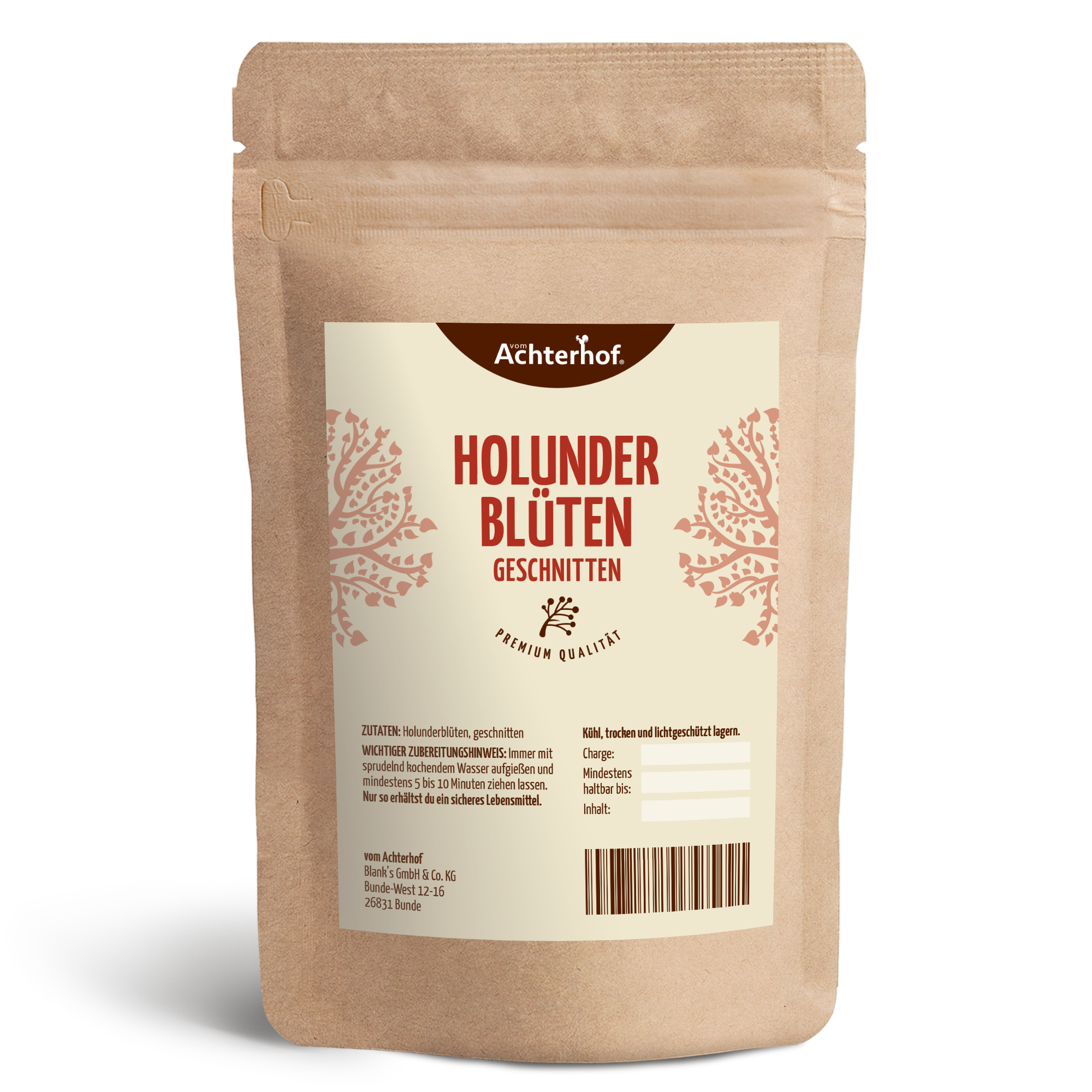 Holunderblüten geschnitten (250g)