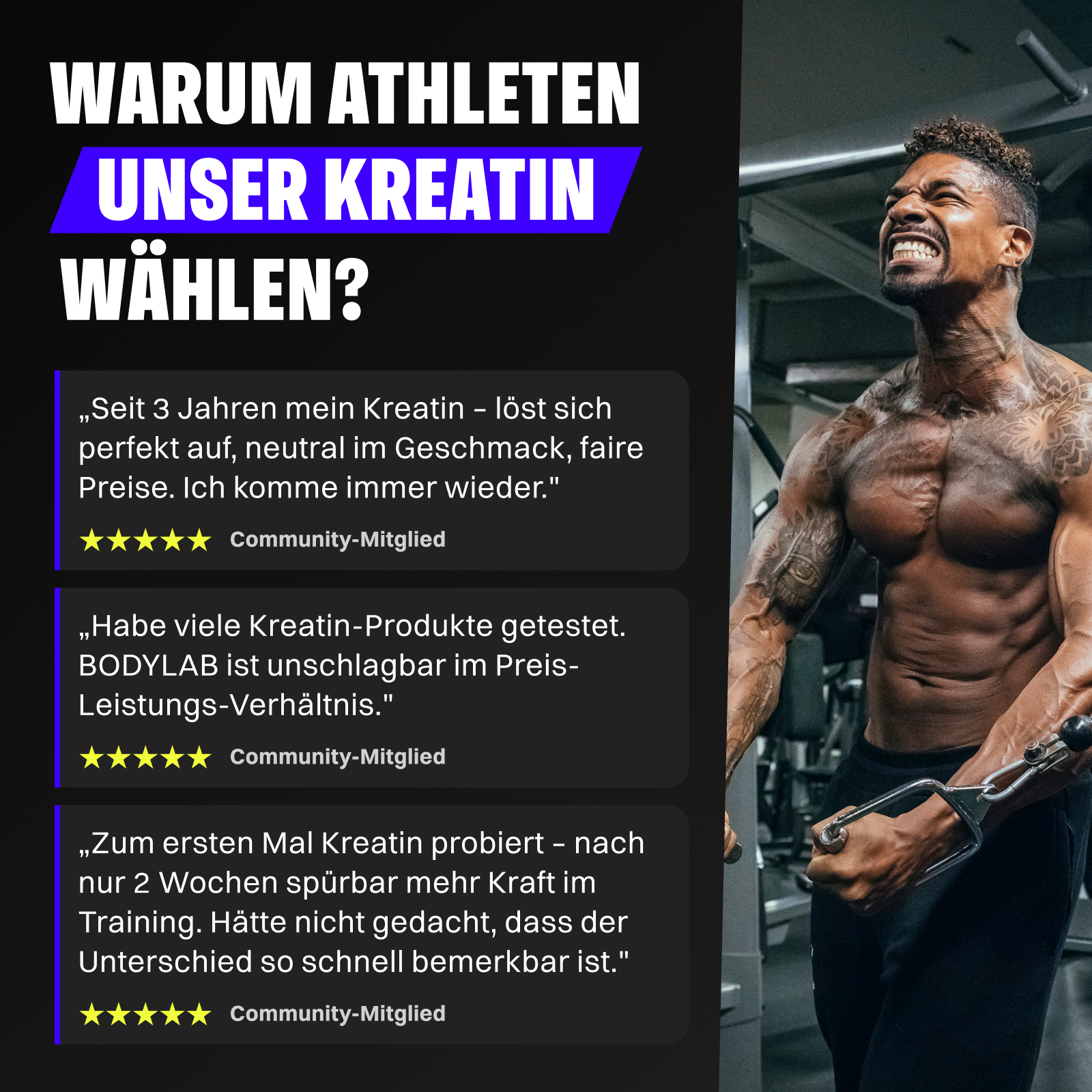Creatine Monohydrate - 100% Pure Powder (1000g)