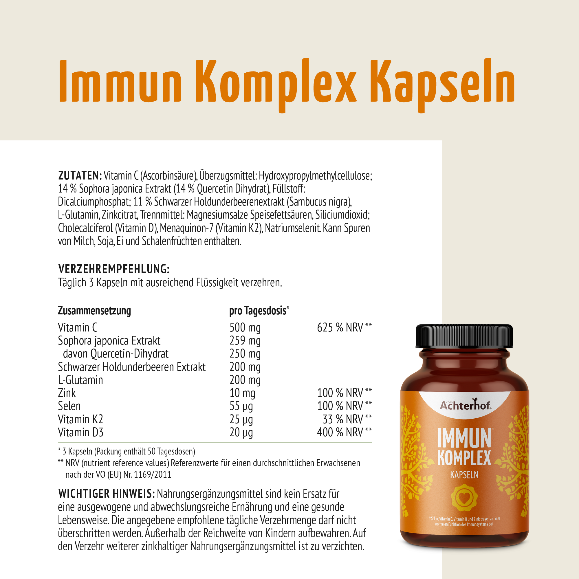 Immun Komplex Kapseln (150 Kapseln)