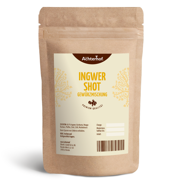 ingwer shot aufbewahren Ingwer Shot Gewürzmischung (250g)