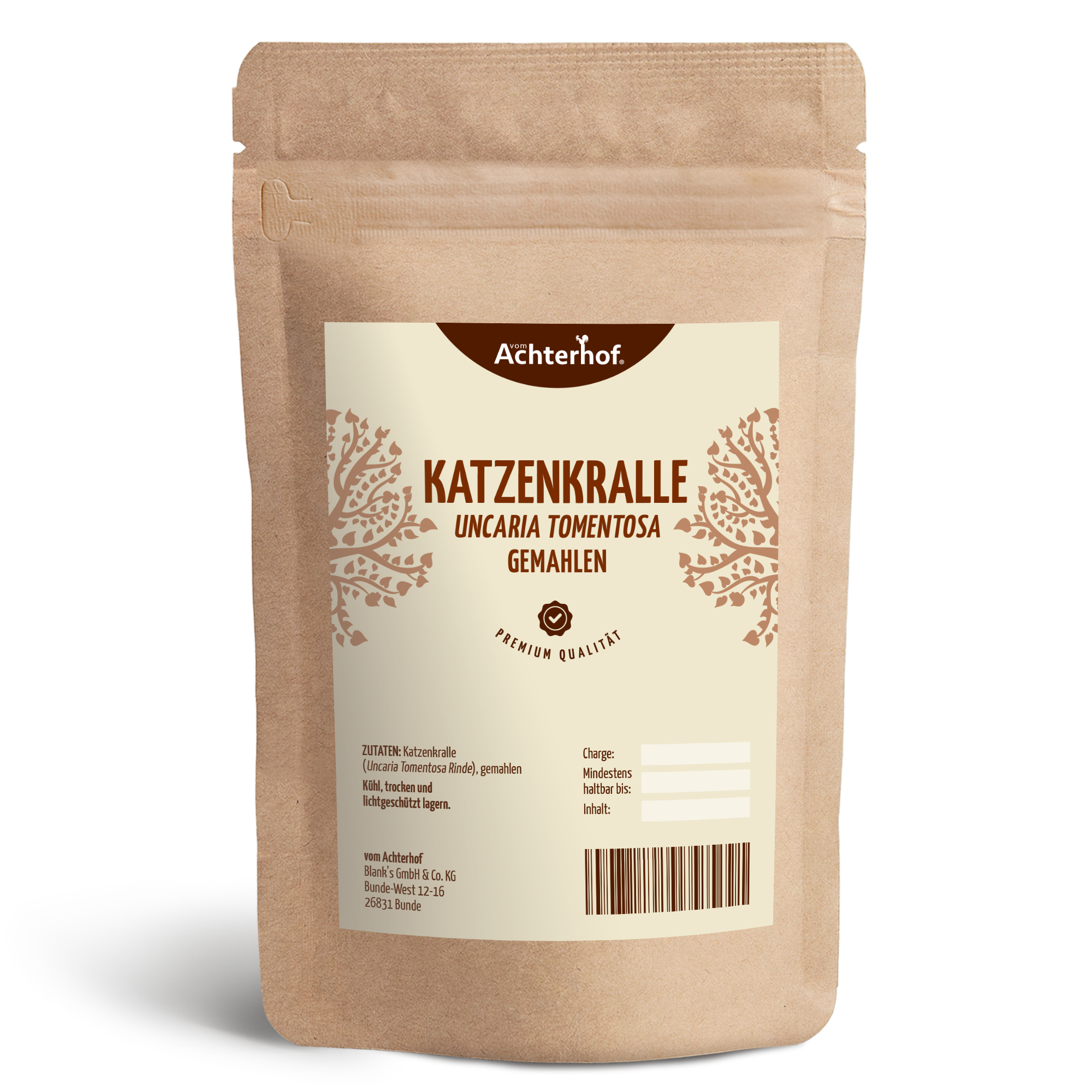Katzenkralle (Uncaria Tomentosa) gemahlen (250g)