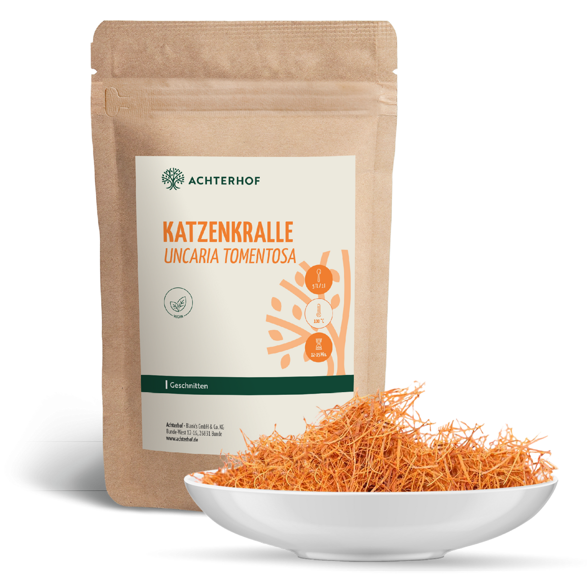 Katzenkralle Tee (Uncaria Tomentosa) geschnitten (1000g)