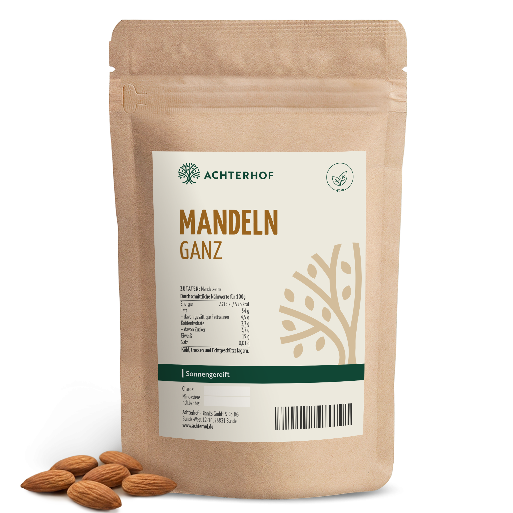 Mandeln ganz (1000g)