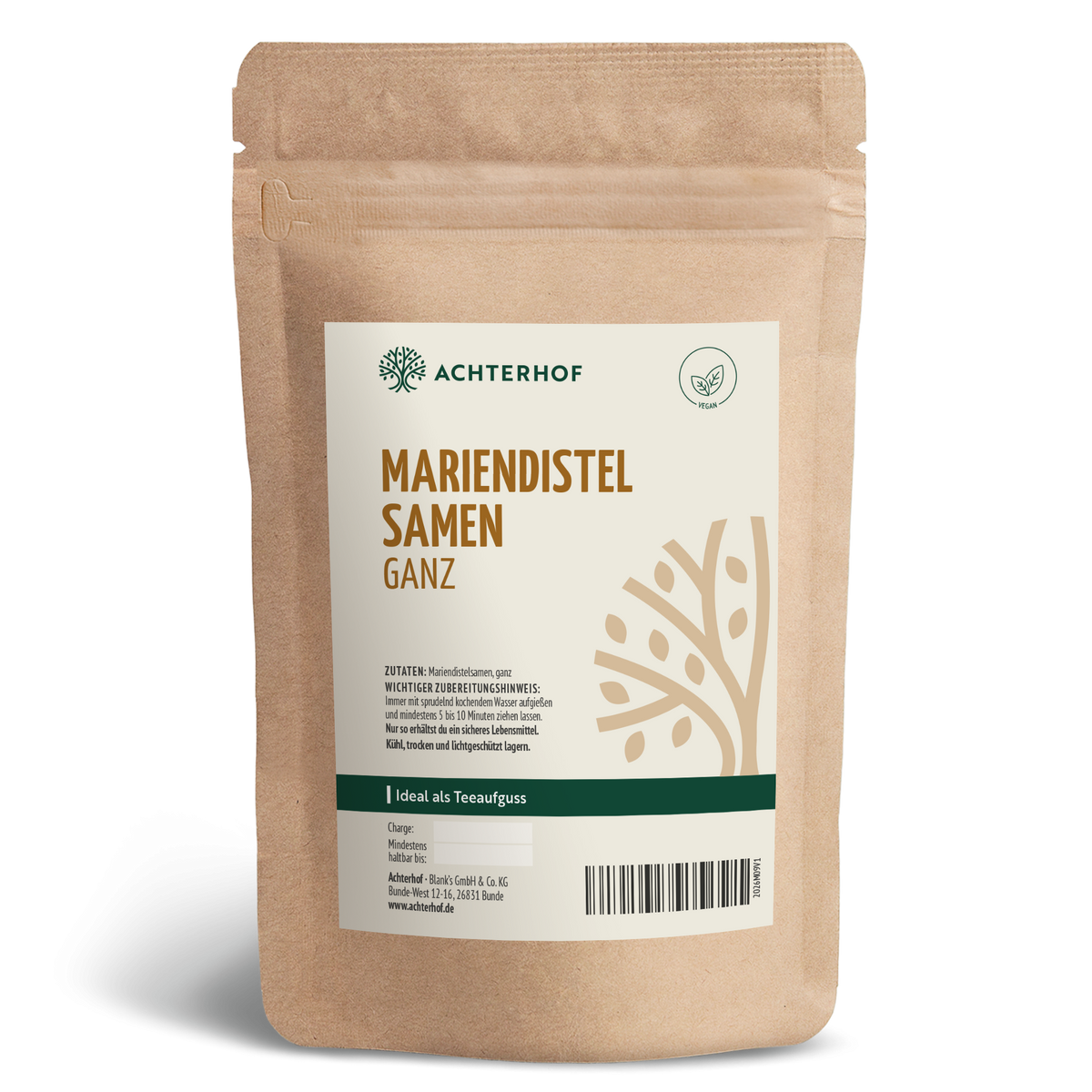 Mariendistelsamen ganz (1000g)