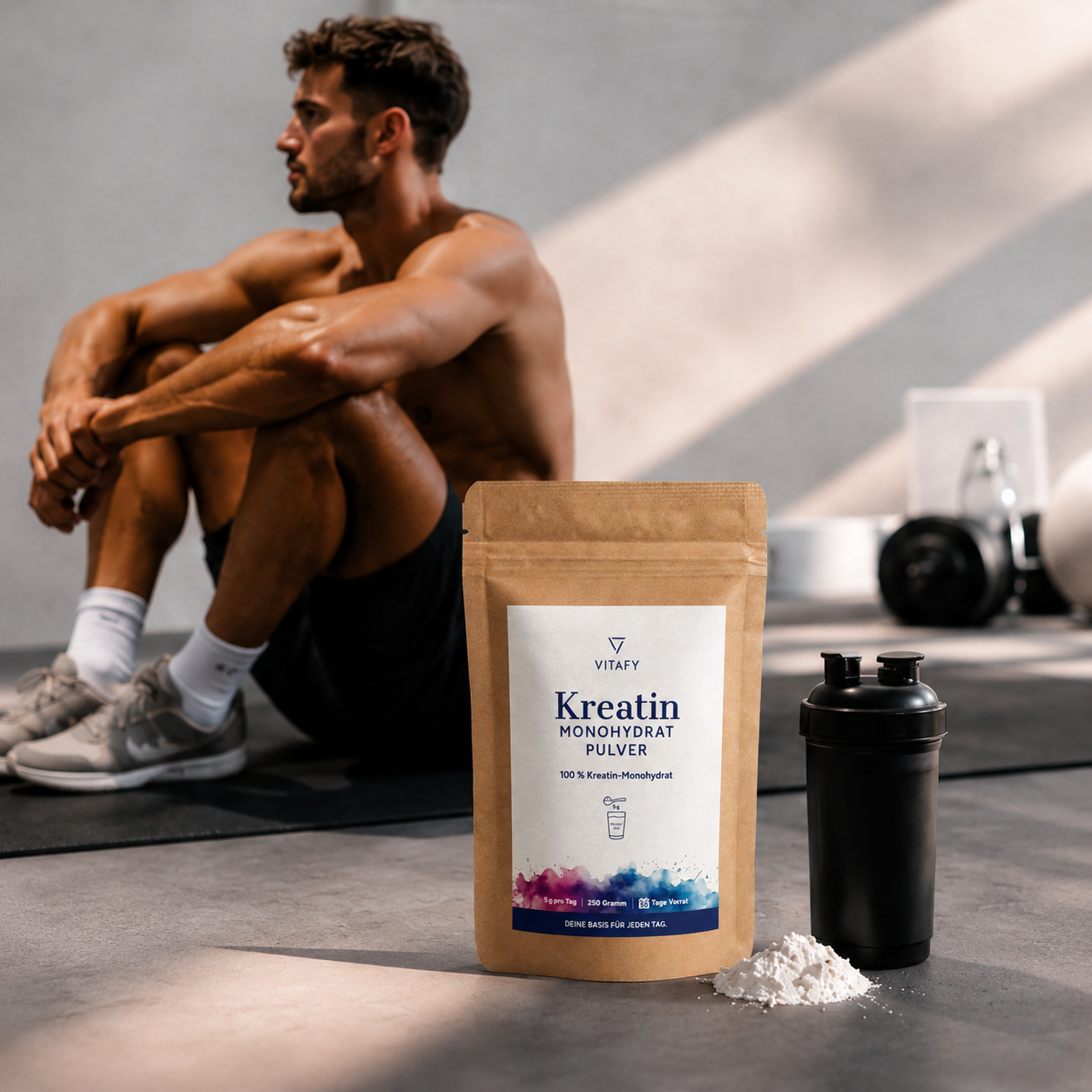 100% Kreatin Monohydrat Pulver (250g)