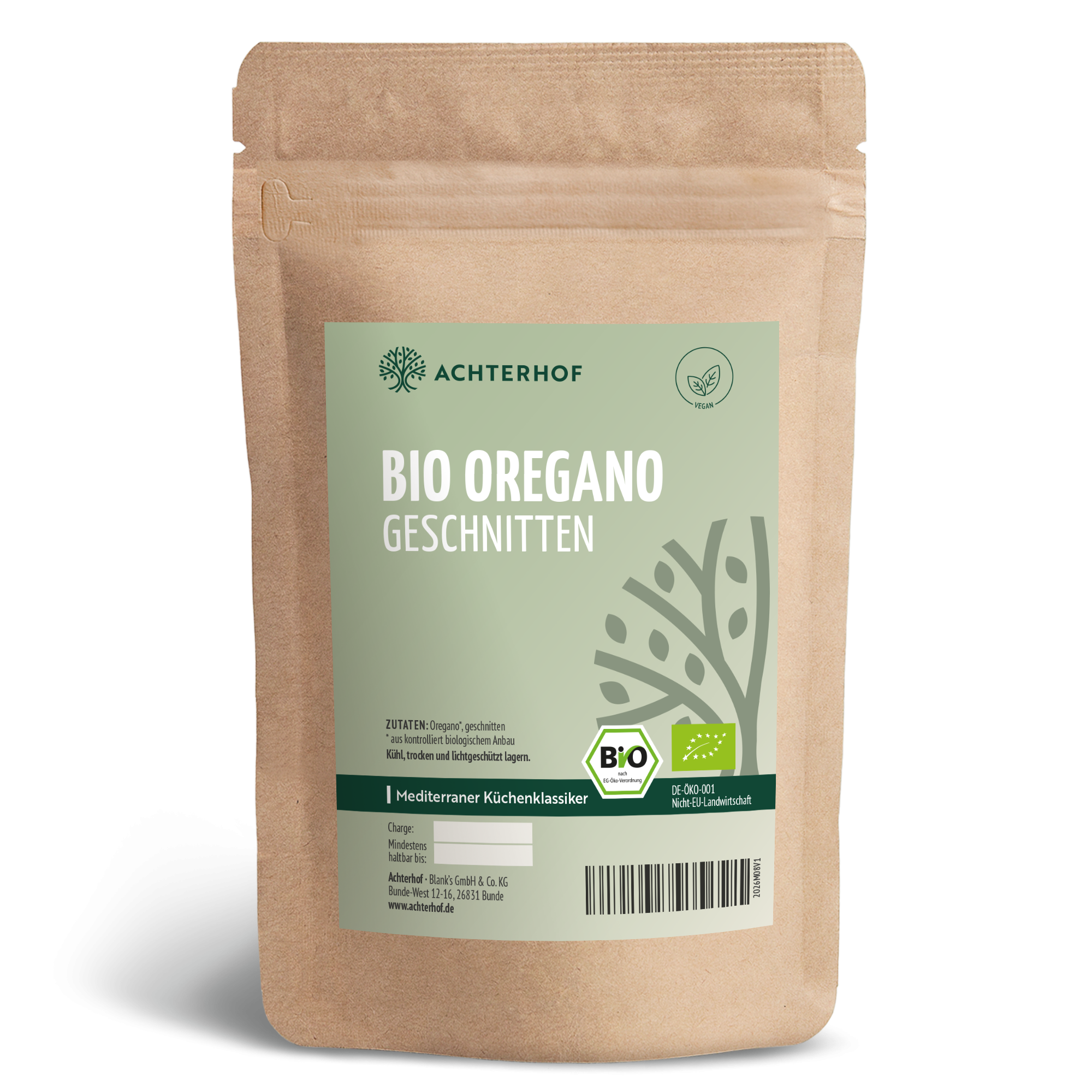 Oregano geschnitten Bio (250g)