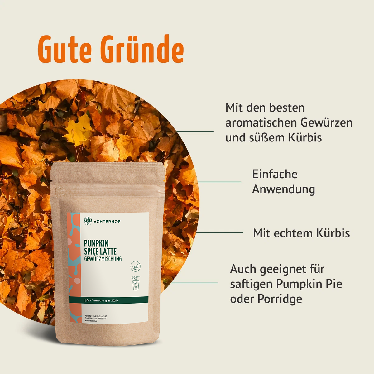 Pumpkin Spice Latte Gewürzmischung (100g)