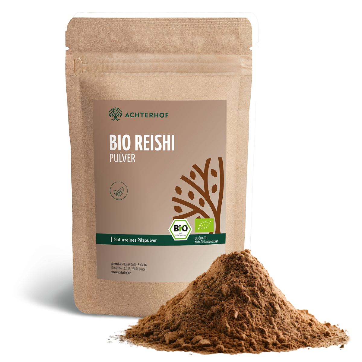 Bio Reishi Pilzpulver (250g)