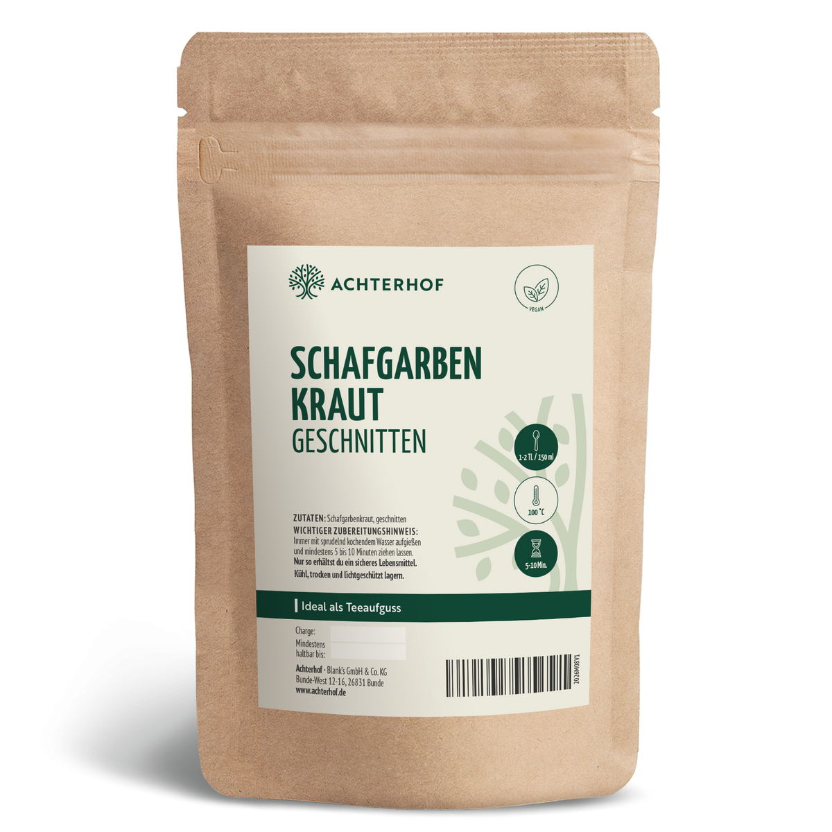Schafgarbenkraut geschnitten (500g)