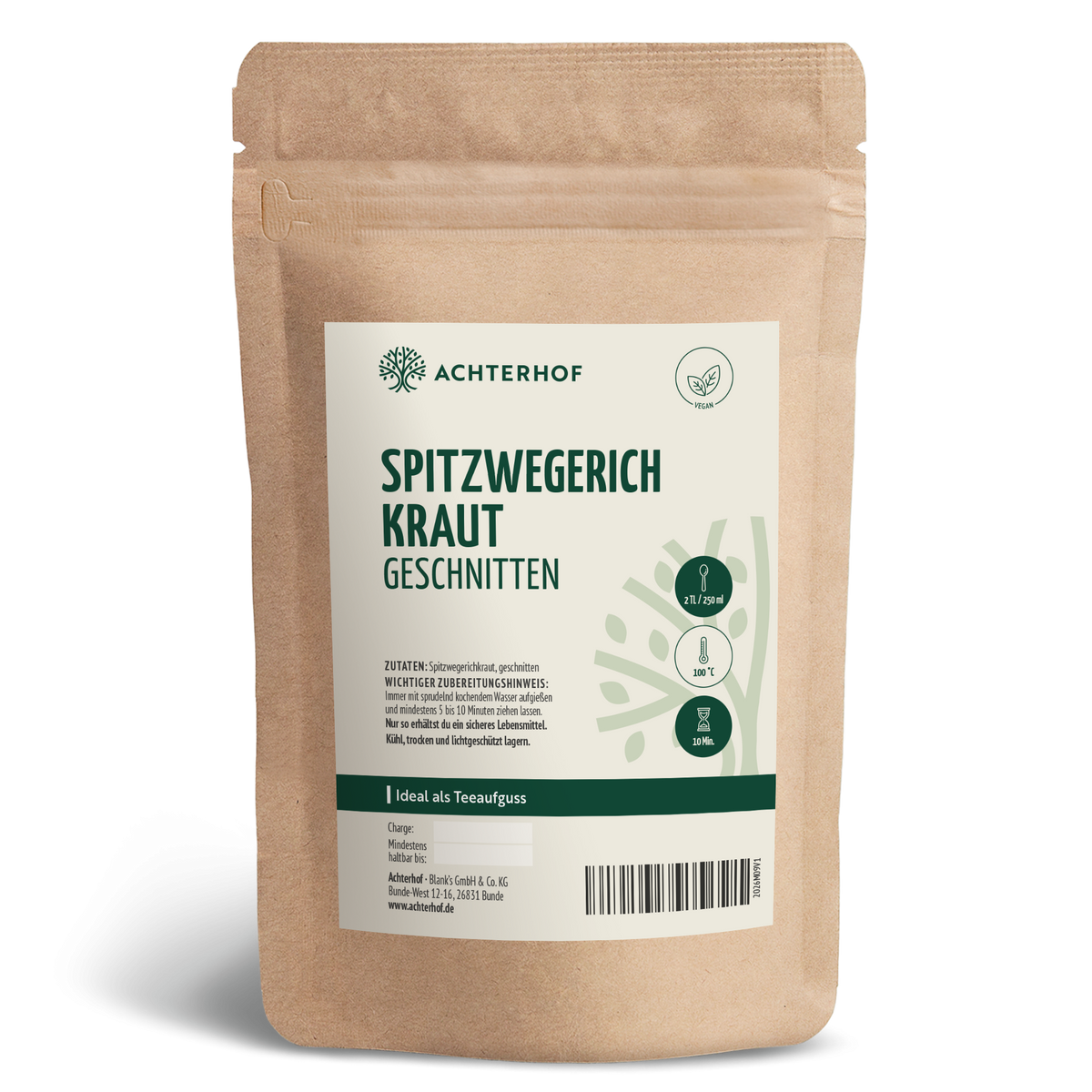 Spitzwegerichkraut geschnitten (500g)