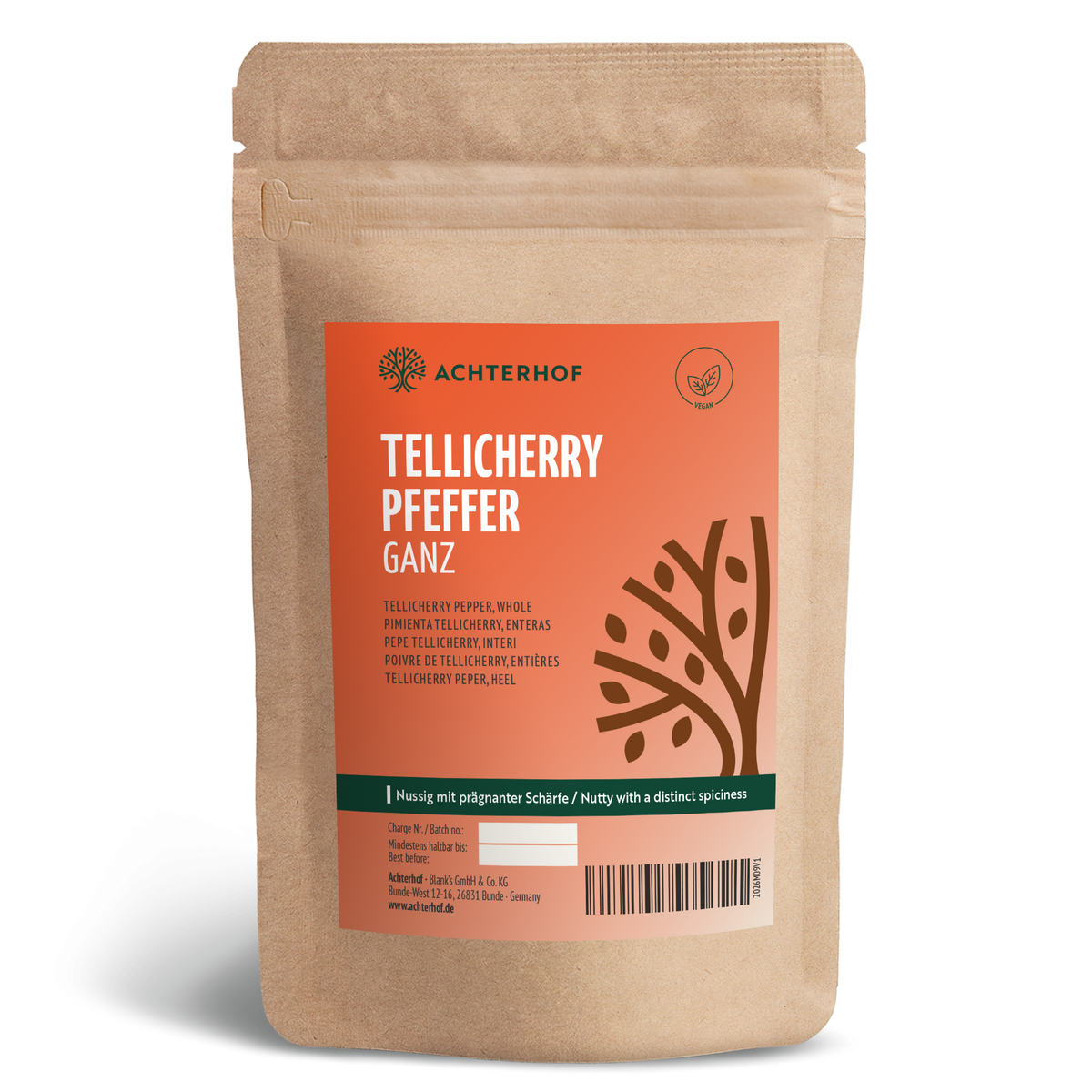 Tellicherry Pfeffer ganz (250g)