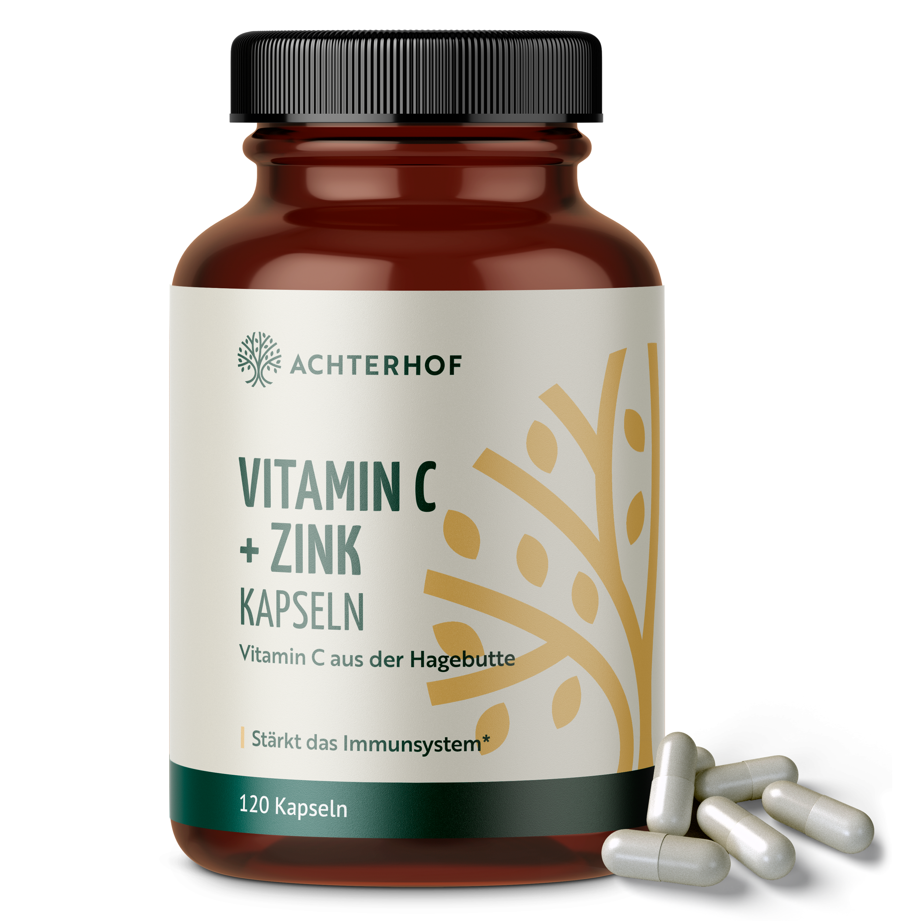Vitamin C + Zink Kapseln (120 Kapseln)